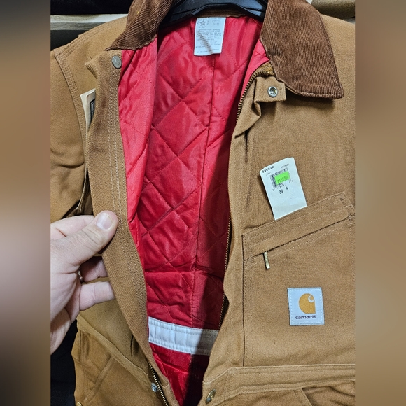 Vintage Carhartt Brown Duck Insulated Coveralls - Picture 2 of 10